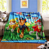 100*140CM Cartoon Coral Fleece Blanket