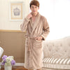 Sleepwear Coral Fleece Flannel Bathrobes