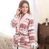 Sleepwear Coral Fleece Flannel Bathrobes